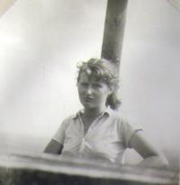 Manželka Zdeňka Navrátila, 1950