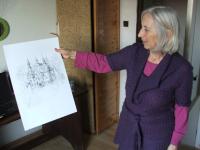 Hana Alisa Omer při natáčení v roce 2013