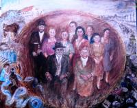 Rodina Kauferova (její matky) 1939 - Horne Saliby