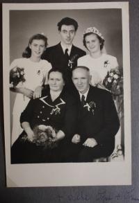 Svatební fotografie - 1951