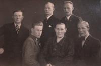Rodina maminky  Rittnerovi - strýci Ruda, Franz, Josef, Fritz a Poldi - kromě Franze padli všichni za války ve wehrmachtu