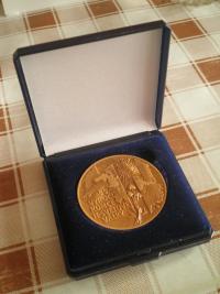 Výroční medaile konce Druhé světové války.