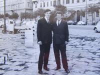 Sirst meeting with relatives in Trieste after escape