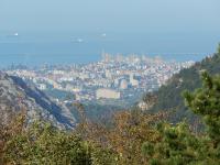 Wiew on Trieste from hill near Kozina