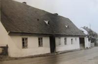 Birth house of Rudolf Reinold in Vlčice - is not standing today
