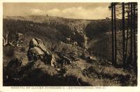 Historická pohlednice - Králický Sněžník s Lichtenštejnskou chatou