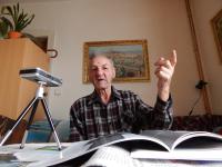 Vlastimil Budina při nahrávání rok 2013