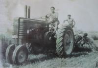 Jan Sklenář v JZD Vacanovice