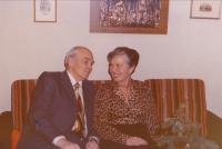 Mr and Mrs Husák, December 1977