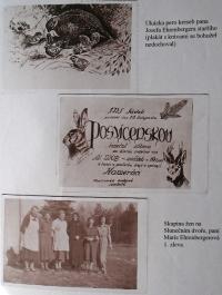 33 - From a family album - posters of Josef Ehrenberger, a copy of the chronicle