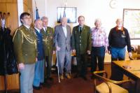 Udělení medaile za přispění ke konci války (1. zpravy Karel Hošek, 2015)