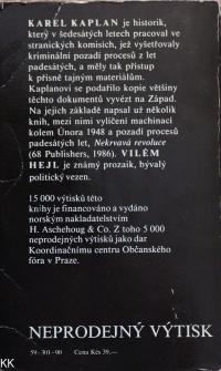 Knížka o okupaci - zadní strana