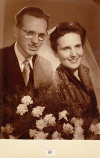 Zdeněk Trefný, svatební fotka