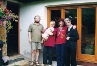 Jan Palacký s příbuznými v Neapoli