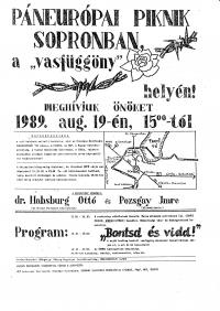 The Pan-European Picnic flyer
