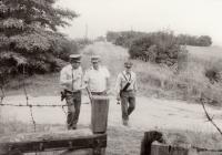 Border Guards checked the ground before the Pan-European Picnic, August 1989 