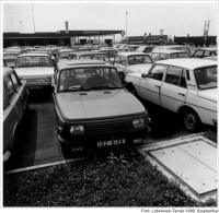 The refugees left cars in Kópháza, Sept 1989