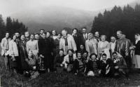 Anna during a sanatorium stay in the Tatras Mountains, 1952