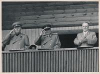 Oslavy 1. máje na stadionu Sparty