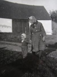 Anna Rukavičková s vnukem
