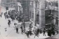 21. 8. 1968 v Liberci. Radnice 