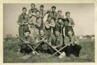 skautský 3. oddíl Místek při poválečné brigádě