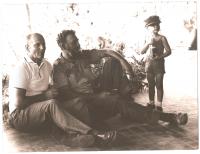 Ján Husák na Kube s Fidelom Castrom, 1974