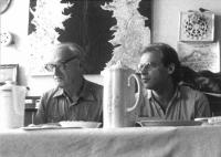 Sympozium v bytě Jana Urbana v roce 1988