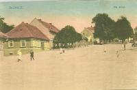 Zlonice, street Na Aleji, the beginning of the 20th century