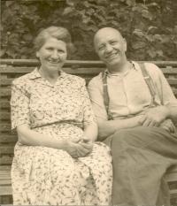 Parents Mucha on June 20, 1956