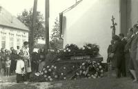 Funeral of Rudolf Suchanek's father on 20th August 1968