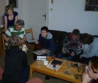 Pamětnice se studenty ZŠ J. A. Komenského