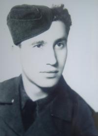 Bohumil Glückauf as a soldier of the Czechoslovak army, the 1st Air Force regiment in Praha-Kbely, where he served in 1945-1946