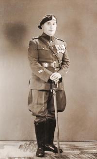 Father as a soldier