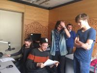 Studentský tým v Českém rozhlase