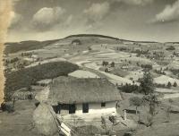 Obec Vyškovec v roce 1945