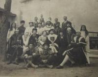 Divadelní představení Katolicko čtenářského-zábavního spolku Svatopluk v Bludově za první republiky