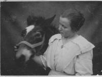 The Jiří Pergl's mother with the foal