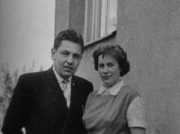 Manželé František a Lucie Žebrákovi v roce 1967