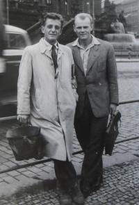 Jan Vůjtěch se svým bratrancem