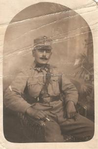 Eliščin otec na frontě 1.světové války