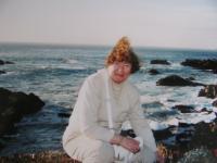 Jiřina at the seaside in Monterey