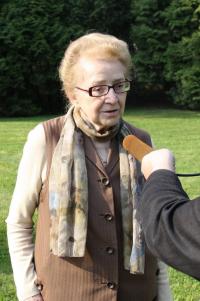 Zoe Klusáková Svobodová  - pietní akt Hlučín 29. 4. 2009