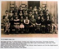 5th grade of the Jewish Grammar School in Brno - 1940/1941