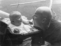 Jan Pohribný s otcem Arsénem 