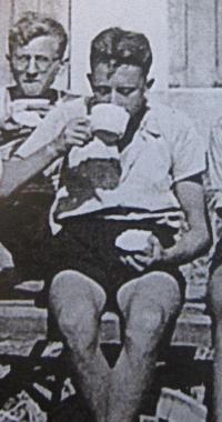 Antonín Kopřiva as a young man