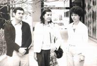 Výlet do Paříže; K. Čepová, Rafaja s manž.