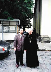 With A. Opasek in Holešov (1990s)