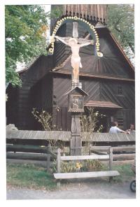x58 - Odhalení symbolického hrobu Vladimíra Petřka na Valašském Slavíně  - Rožnov pod Radhoštěm 2005