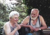 Jedna z posledních společných fotografií Libuše Šilhánové a jejího manžela Věňka Šilhána, cca rok 2009